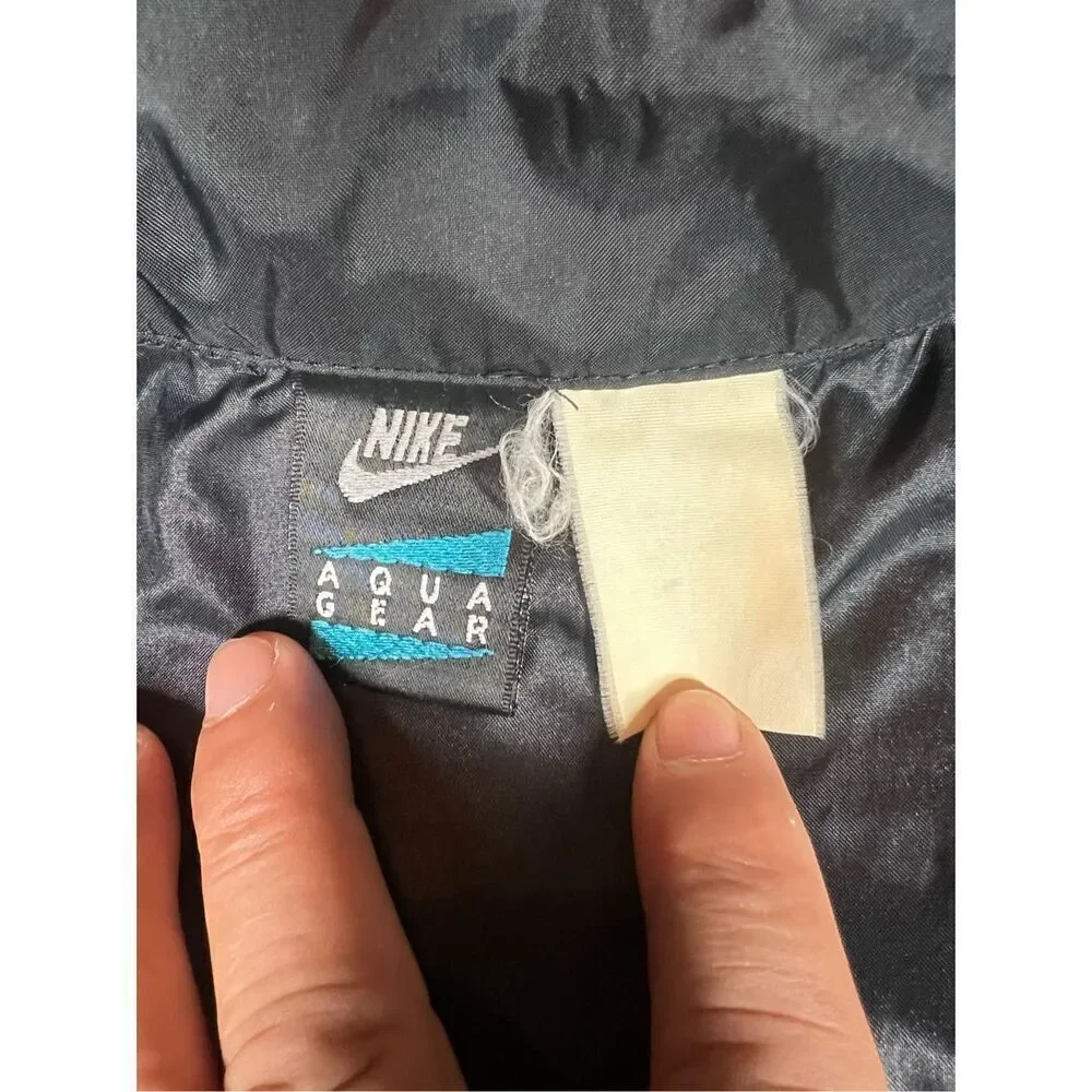 Vintage Nike aqua gear full sip windbreaker‎ size XL